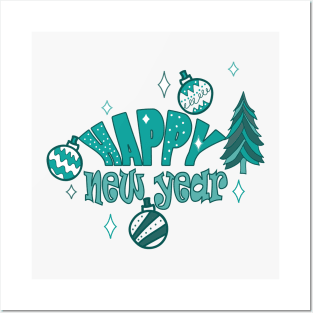 Happy New Year Posters and Art